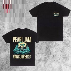 Pearl Jam 2024 World Tour Kicks Off In 2 Sided Vancouver Tshirt